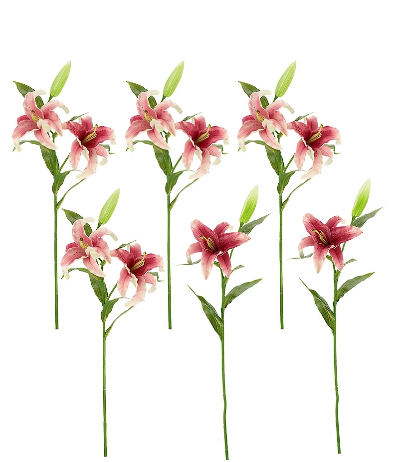 Mark Roberts Majestic Stargazer Lily Natural Touch