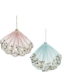 Mark Roberts Net Jewel Shell Ornament, Set of 12