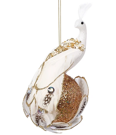 Mark Roberts Peacock On Ball Ornament, Set of 6