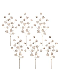 Mark Roberts Radiant Bloom Stem Spray, Set of 6