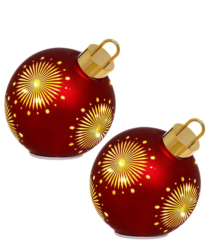 Mark Roberts Radiant Tabletop With LED Set Of 2