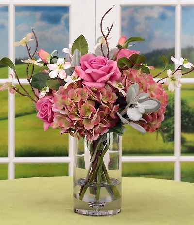 Mark Roberts Rose Hydrangea Bouquet