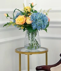 Mark Roberts Rose Hydrangea Crackle Vase