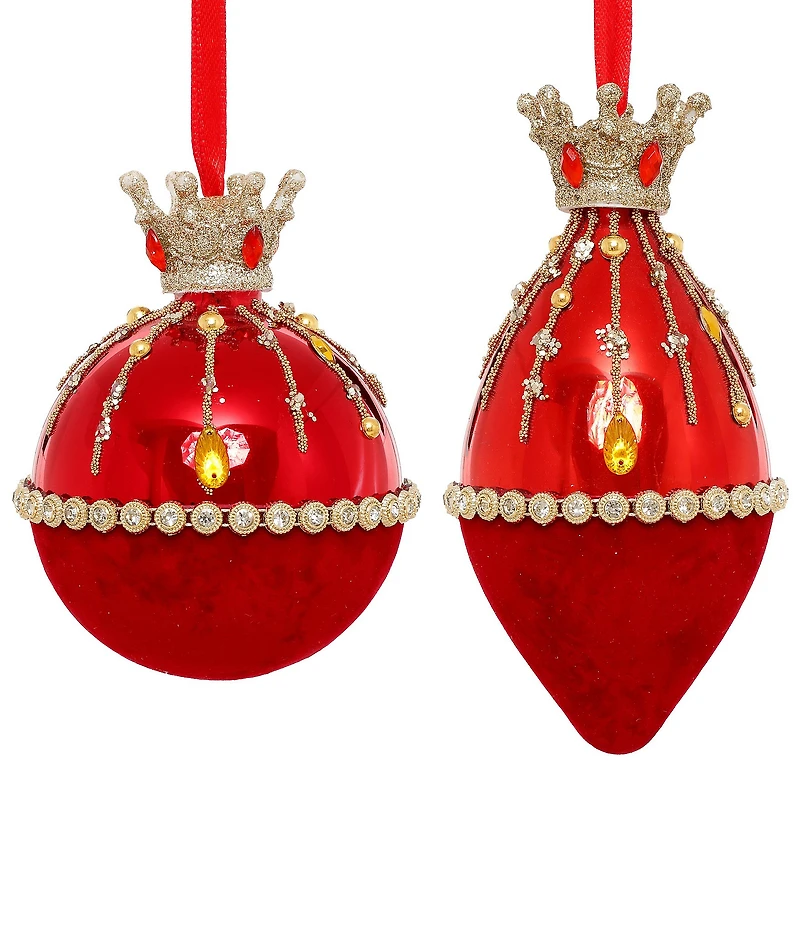 Mark Roberts Royal Crown Ornament Box of 6