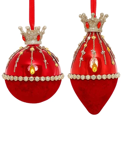Mark Roberts Royal Crown Ornament Box of 6