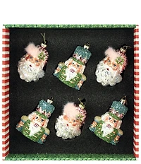 Mark Roberts Santa And Nutcracker Ornament Box of 6