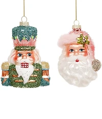 Mark Roberts Santa And Nutcracker Ornament Box of 6