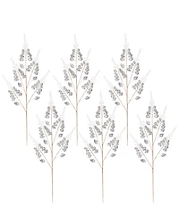 Mark Roberts Shimmer Leaf Bead Spray Set of 6