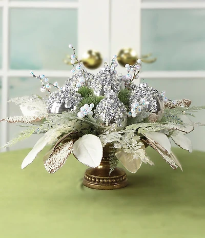 Mark Roberts Silver Pearls Centerpiece
