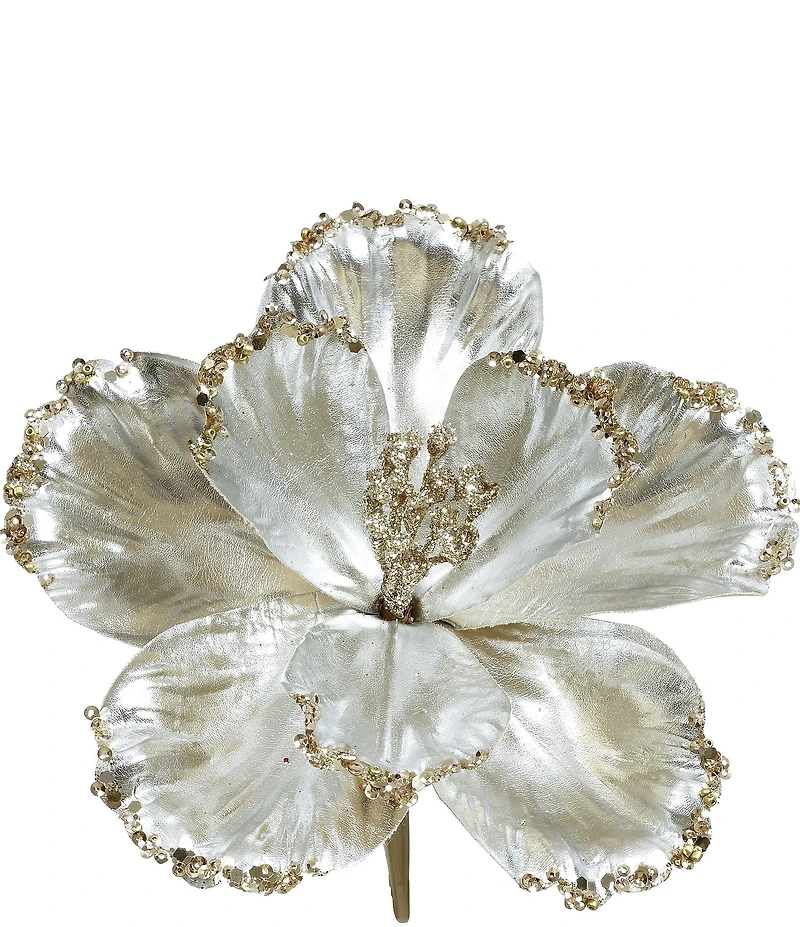 Mark Roberts Sparkling Magnolia Clip, Set of 12
