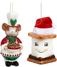 Mark Roberts Sweet Christmas Ornament, Set of 6