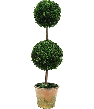 Mark Roberts Tall Double Boxwood Topiary