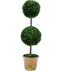 Mark Roberts Tall Double Boxwood Topiary