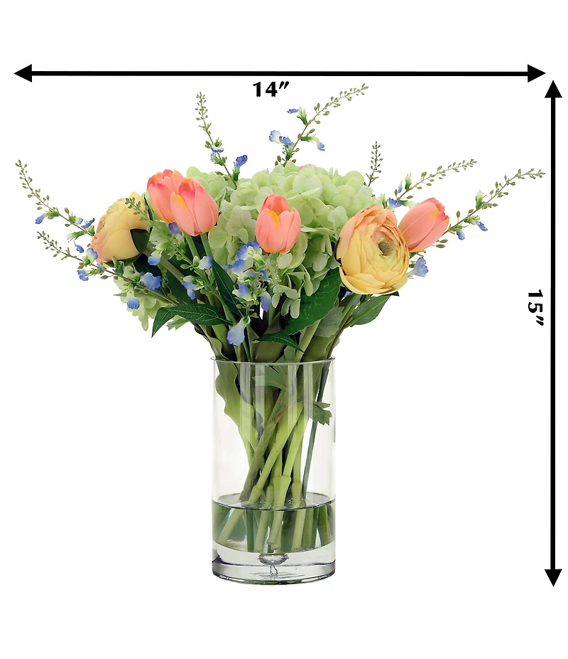 Mark Roberts Tulip Hydrangea Bouquet