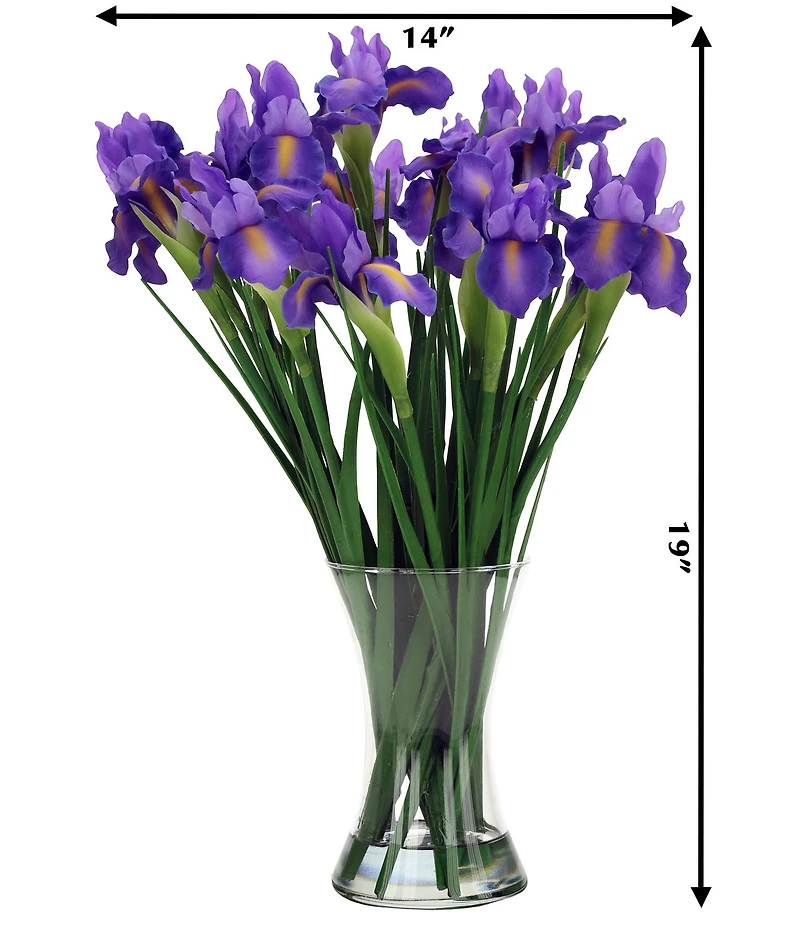 Mark Roberts Vase Of Iris