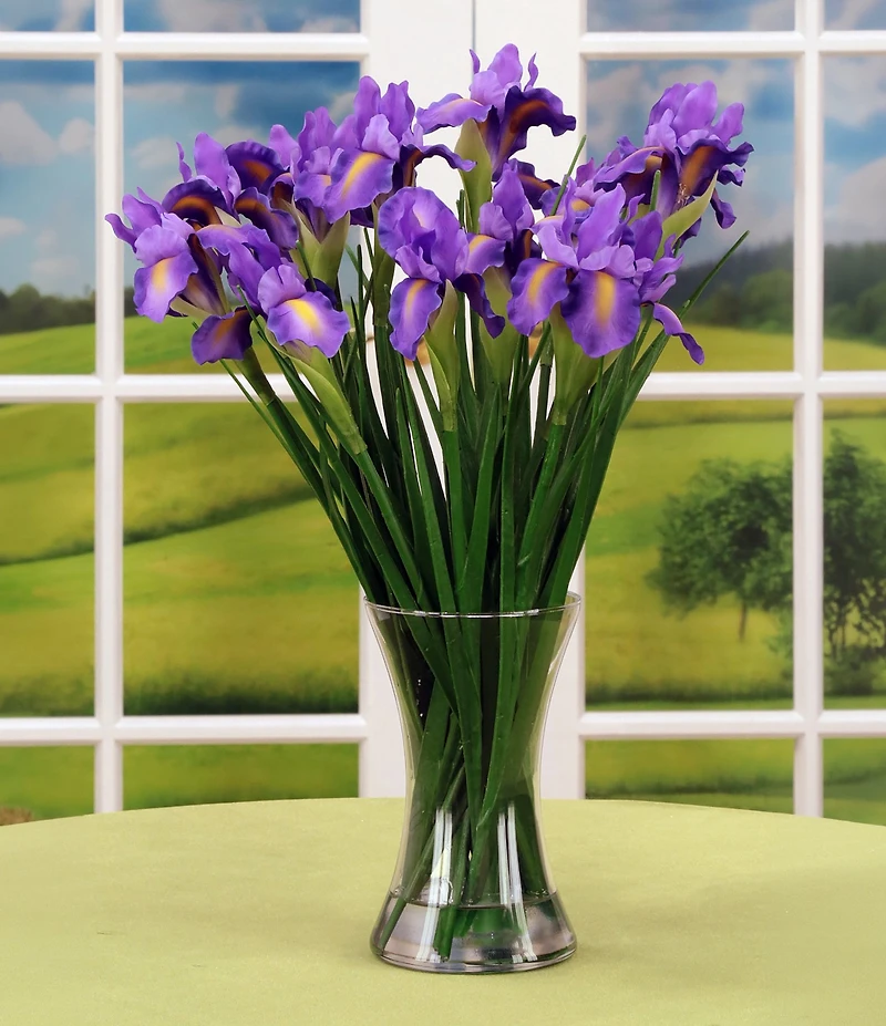 Mark Roberts Vase Of Iris