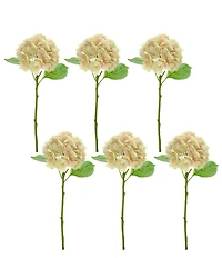 Mark Roberts Vibrant Hydrangea Natural Touch Stems, Boxed Set of 6