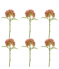 Mark Roberts Vibrant Hydrangea Natural Touch Stems, Boxed Set of 6