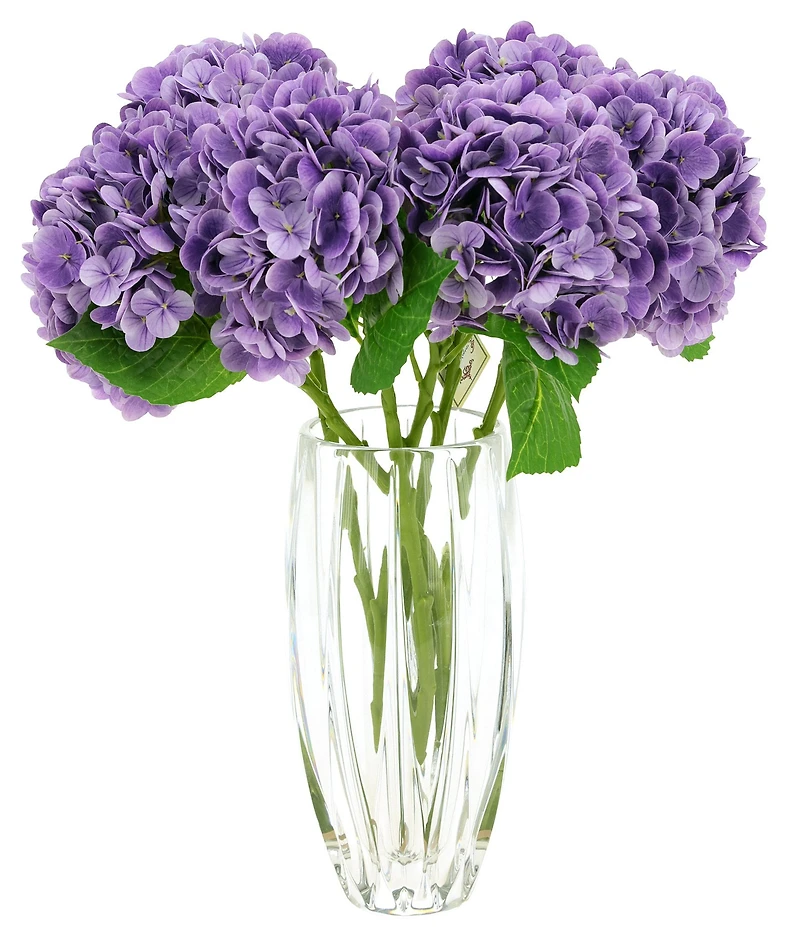 Mark Roberts Vibrant Hydrangea Natural Touch Stems, Boxed Set of 6