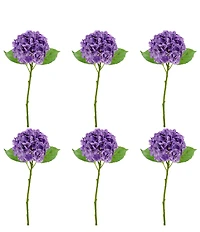 Mark Roberts Vibrant Hydrangea Natural Touch Stems, Boxed Set of 6