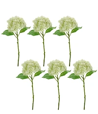 Mark Roberts Vibrant Hydrangea Natural Touch Stems, Boxed Set of 6