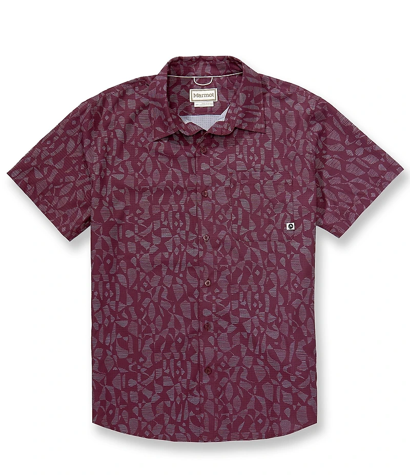 Marmot Air Exchange Fiesta Stripe Short Sleeve Woven Shirt