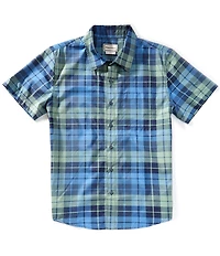 Marmot Air Exchange SolarShield Novelty Plaid Short Sleeve Woven Shirt