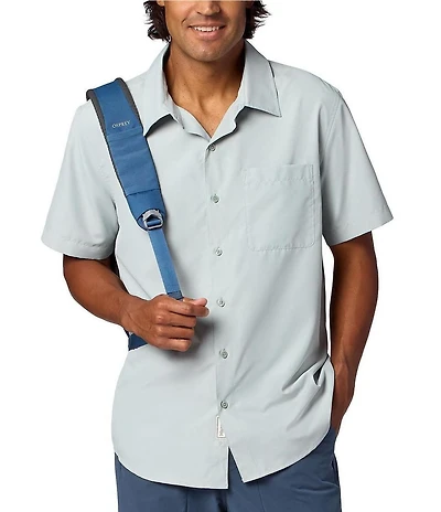 Marmot Air Exchange UPF 40 Solid Short Sleeve Woven Shirt