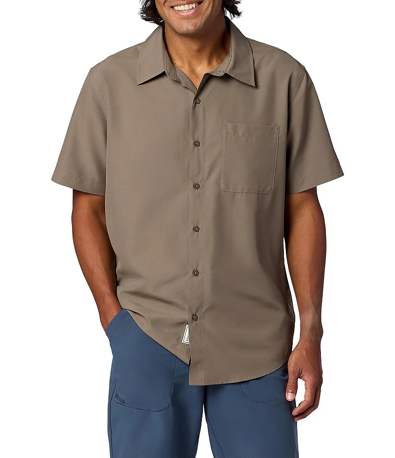Marmot Air Exchange UPF 40 Solid Short Sleeve Woven Shirt