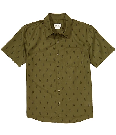Marmot AirExchange Novelty Printed Short Sleeve Woven Shirt