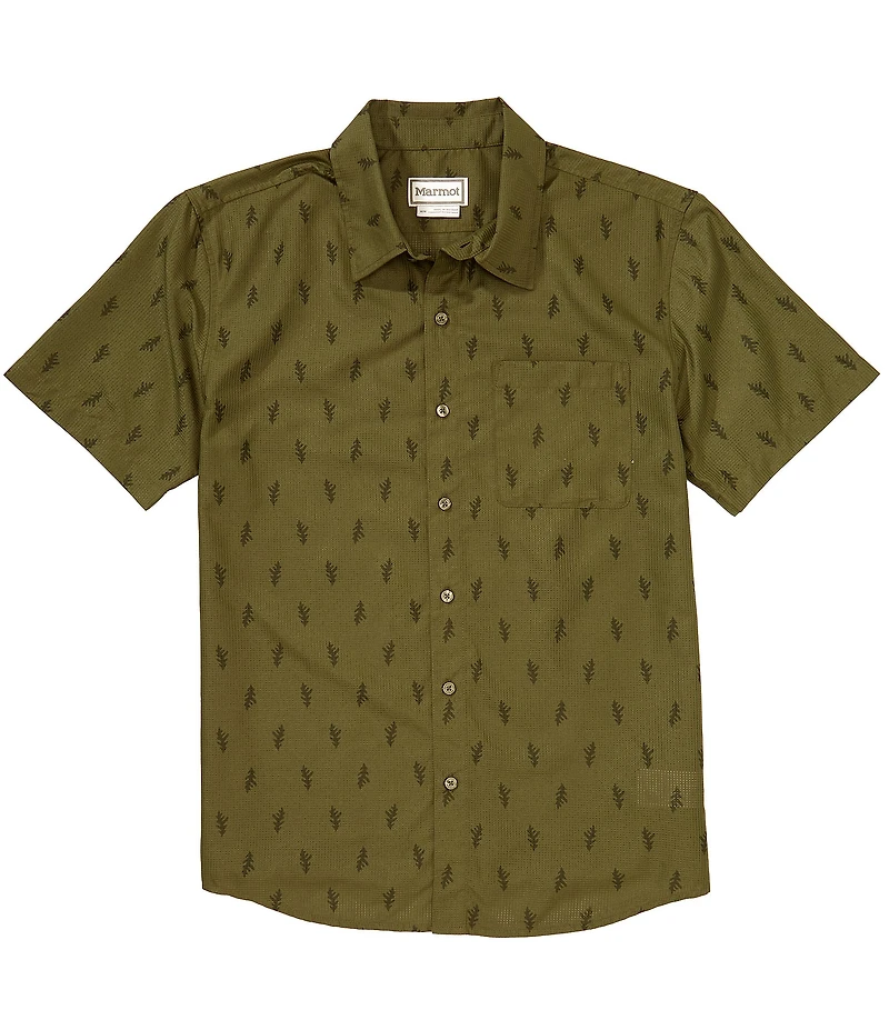 Marmot AirExchange Novelty Printed Short Sleeve Woven Shirt