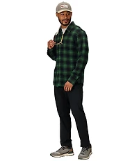 Marmot Alpine Haven Knit Flannel Plaid Long Sleeve Woven Shirt