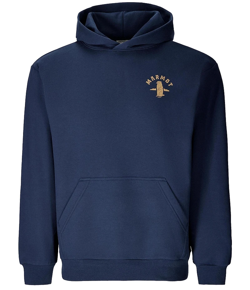 Marmot Circle Critter Graphic Long Sleeve Fleece Hoodie