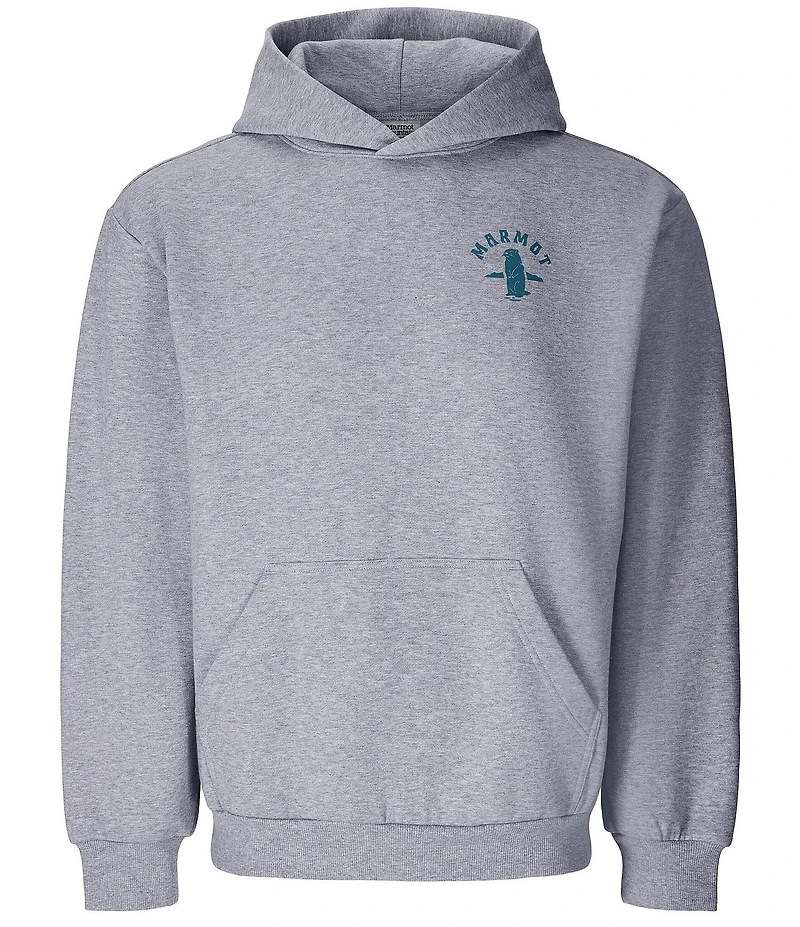 Marmot Circle Critter Graphic Long Sleeve Fleece Hoodie