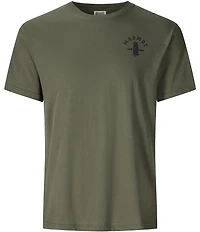 Marmot Circle Critter Graphic Stretch Short Sleeve Ribbed Crew Neck T-Shirt