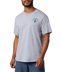 Marmot Circle Critter Graphic Stretch Short Sleeve Ribbed Crew Neck T-Shirt
