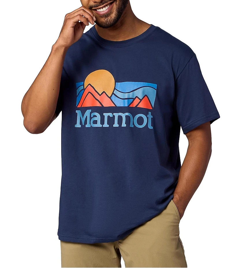 Marmot Coastal Crew Neck Short Sleeve Graphic T-Shirt