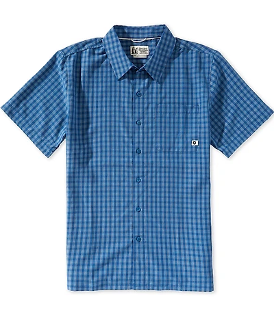 Marmot Eldridge Plaid Check Short Sleeve Woven Shirt