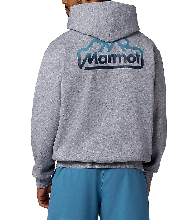 Marmot For Life Graphic Logo Fleece Hoodie