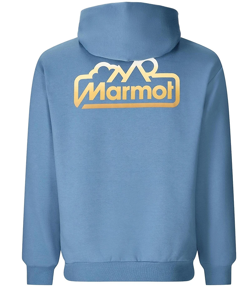 Marmot For Life Graphic Logo Fleece Hoodie