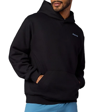 Marmot For Life Graphic Logo Fleece Hoodie