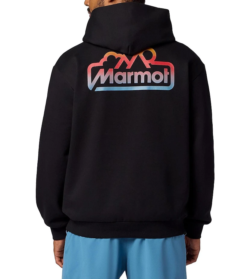 Marmot For Life Graphic Logo Fleece Hoodie