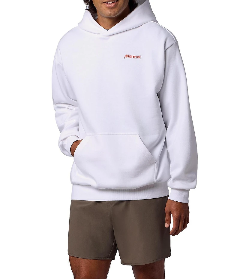 Marmot For Life Graphic Logo Fleece Hoodie