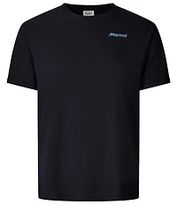 Marmot For Life Short Graphic Ribbed Crew Neck Sleeve T-Shirt