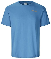 Marmot For Life Short Graphic Ribbed Crew Neck Sleeve T-Shirt