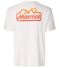 Marmot For Life Short Graphic Ribbed Crew Neck Sleeve T-Shirt