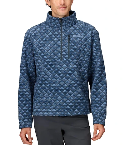Marmot Heavyweight Drop Line Printed Half-Zip Pullover
