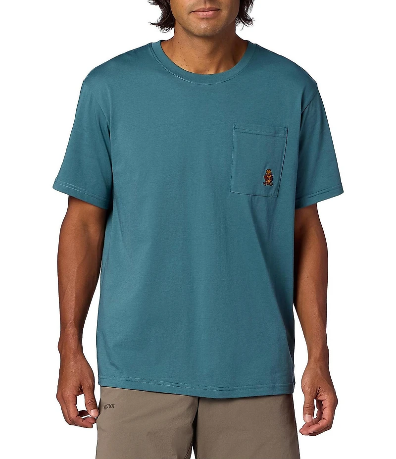 Marmot Marty Pocket Graphic Stretch Ribbed Crew Neck Short Sleeve T-Shirt