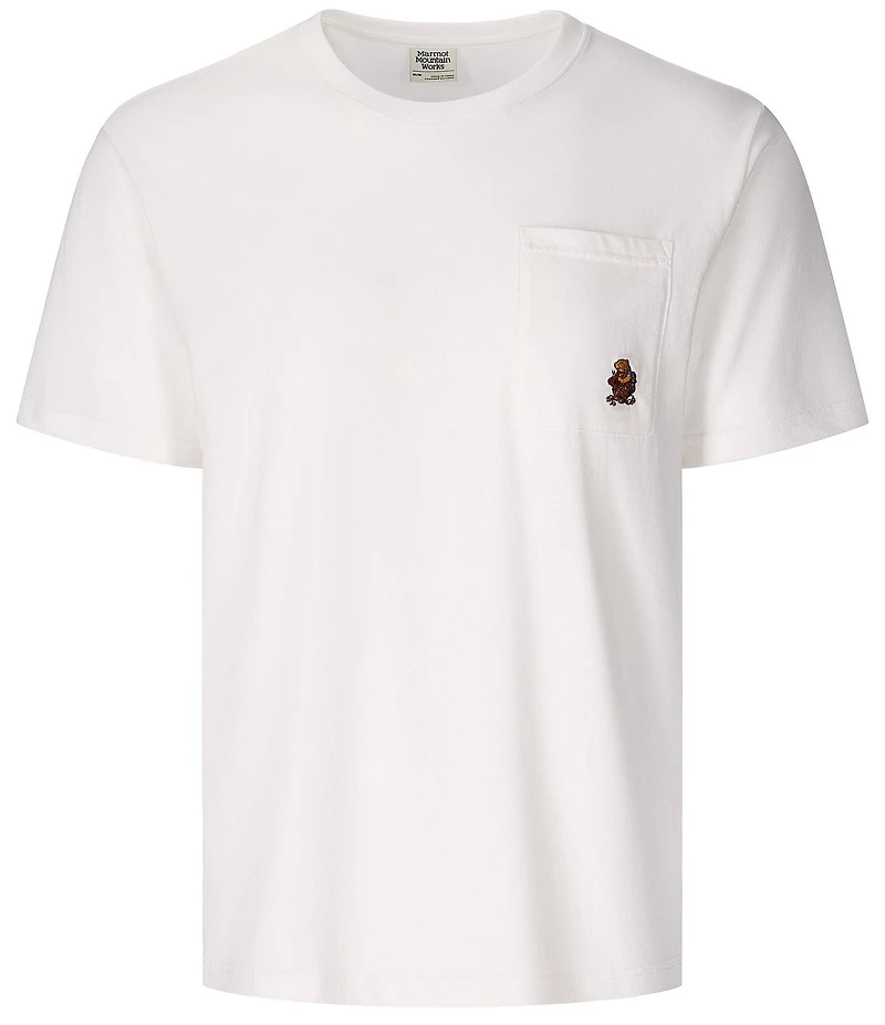 Marmot Marty Pocket Graphic Stretch Ribbed Crew Neck Short Sleeve T-Shirt