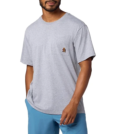 Marmot Marty Pocket Graphic Stretch Ribbed Crew Neck Short Sleeve T-Shirt